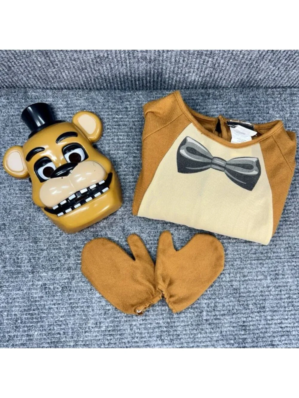 Five Nights At Freddy's Fazbear Costume Youth Kids Medium Rubies + Mask Gloves